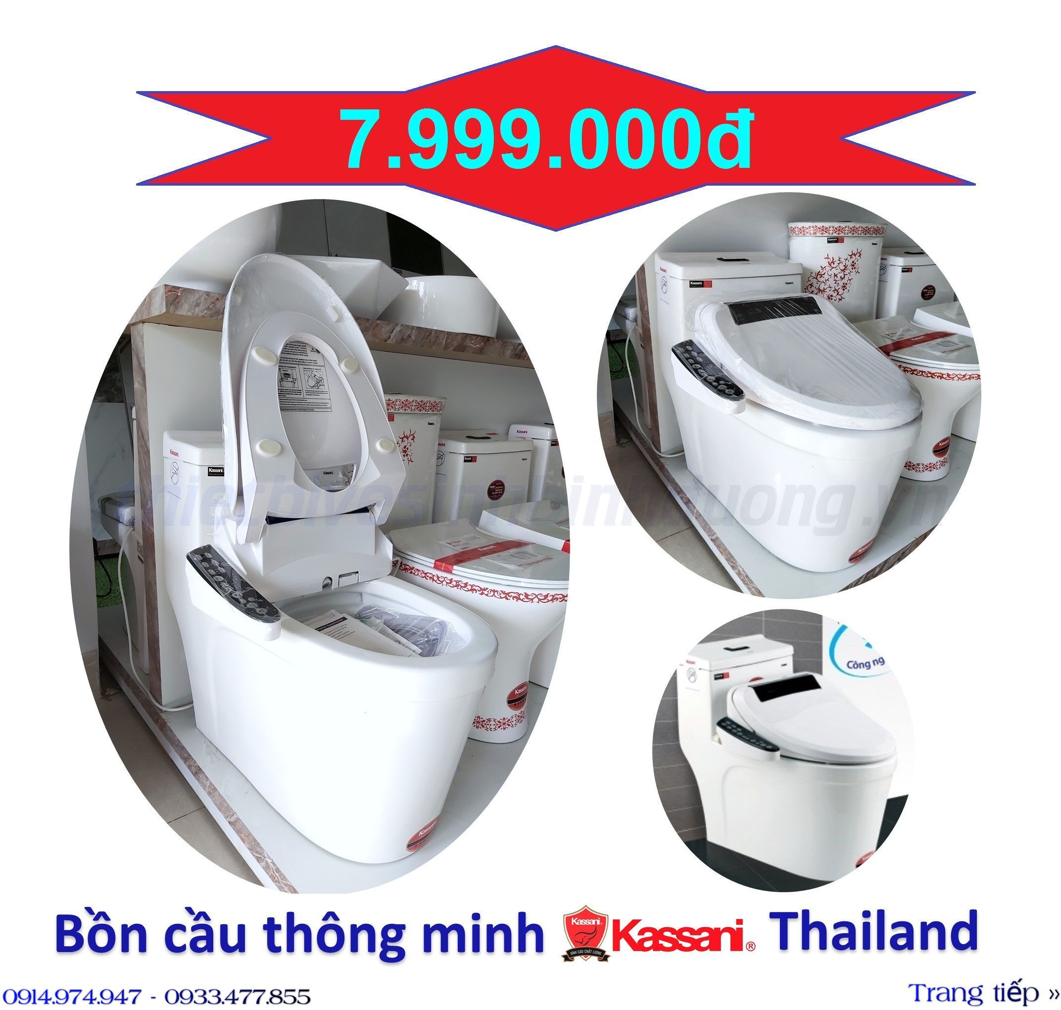 KM08- Bồn cầu thông minh Thailand